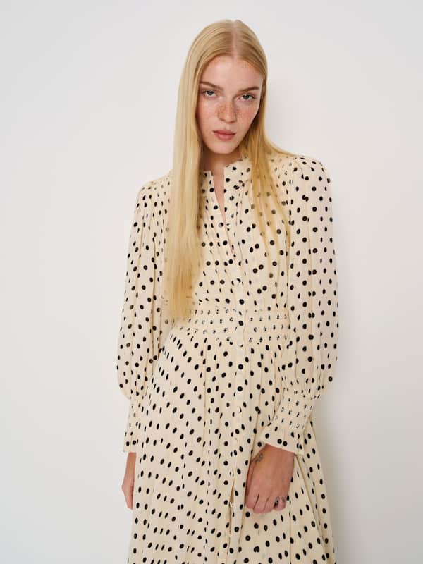 Brown Sugar Ruffle Dress - Sugar Dot